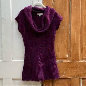 Decree cable knit cowl neck sweater Size Large